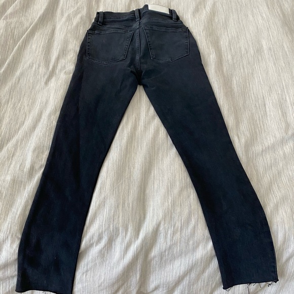 Comfort Stretch High Rise Ankle Crop - RE/DONE - Picture 11 of 12